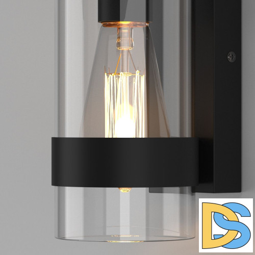 Уличный настенный светильни Elektrostandard Falcon 35167/D черный 4690389195426 a063452