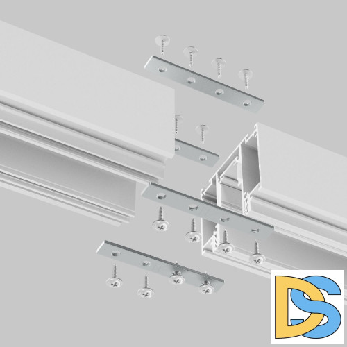 Комплект прямых соединителей для демпферного шинопровода (4 шт.) Maytoni Exility TRA034D-C-42S