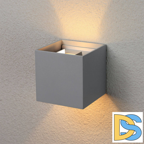 Уличный настенный светодиодный светильник Elektrostandard 1548 Techno LED Winner серый 4690389106262