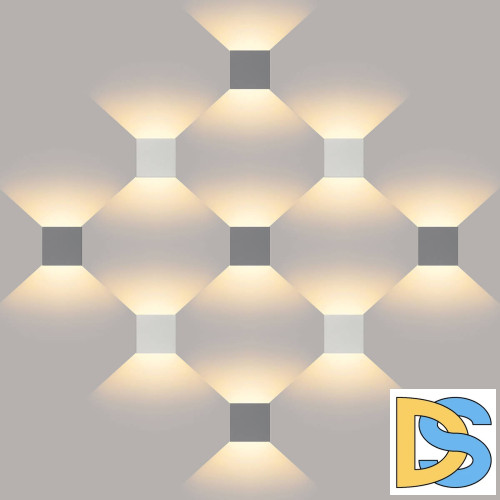 Уличный настенный светодиодный светильник Elektrostandard 1548 Techno LED Winner серый 4690389106262