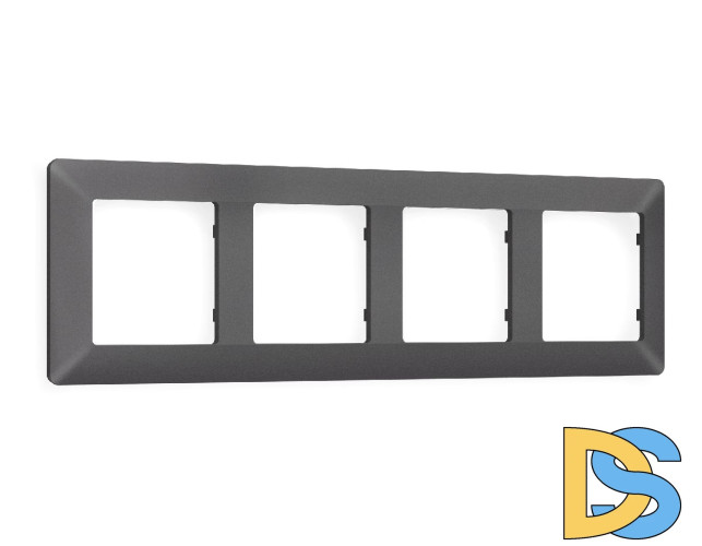 Рамка четырехместная Ambrella Volt Line AF110654