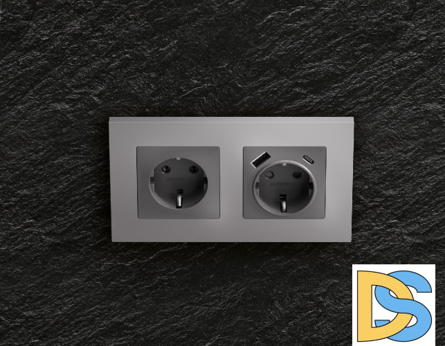 Рамка четырехместная Ambrella Volt Qubi AF250504