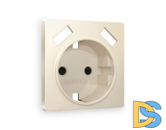 Лицевая панель для розетки с/з со шторками 2USB A+A Ambrella Volt Alfa AP3290