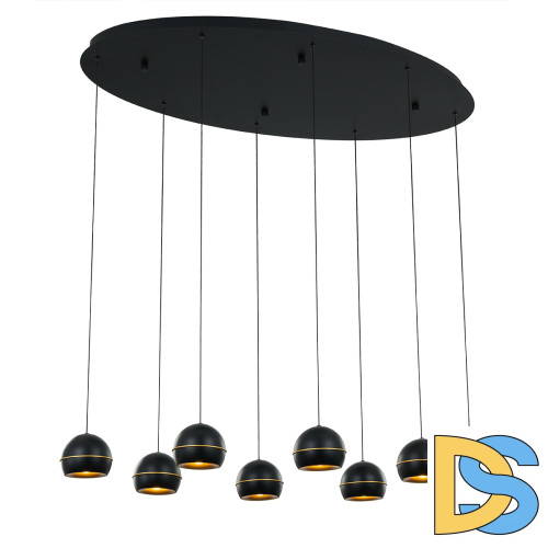 Подвесная люстра DeLight Collection MD21001034-8A black/gold