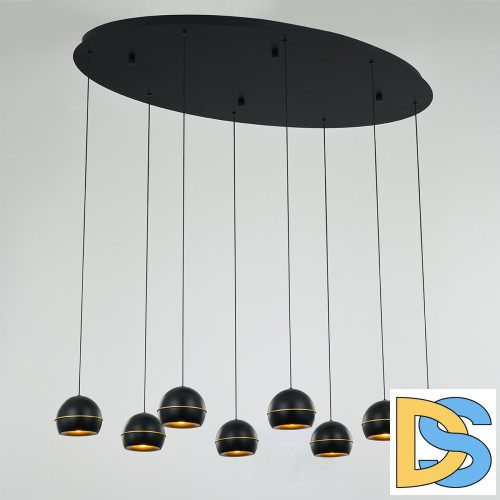 Подвесная люстра DeLight Collection MD21001034-8A black/gold