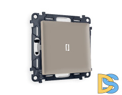 Комплект механизма 1-кл выключателя с подсветкой Ambrella Volt Alfa MA362015