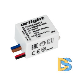 Блок питания Arlight ARJ-KE04300-Mini (1.2W, 300mA) 030177
