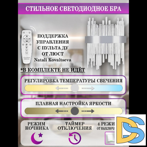 Настенный светильник Natali Kovaltseva Tempio LED LAMPS 81119/1W