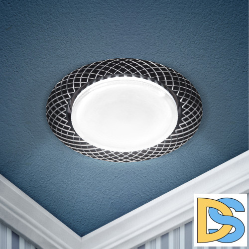 Встраиваемый светильник Эра KL 76 AL/BK /1 Б0049007