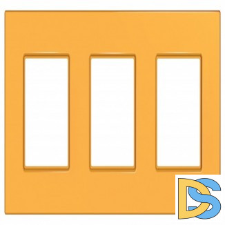 Рамка 3-ая (тройная), Оранж, серия Unica Quadro, Schneider Electric