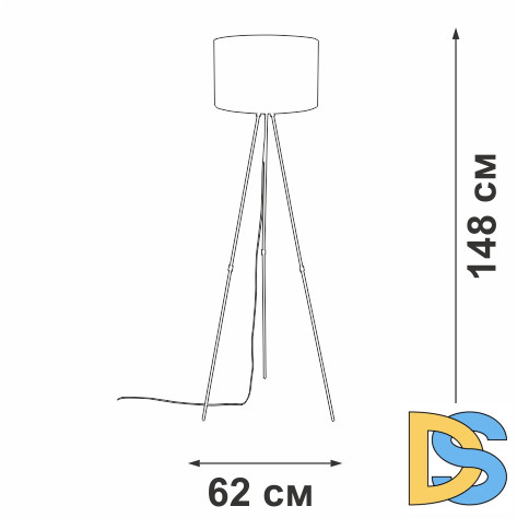 Торшер Vitaluce V2880-1/1P