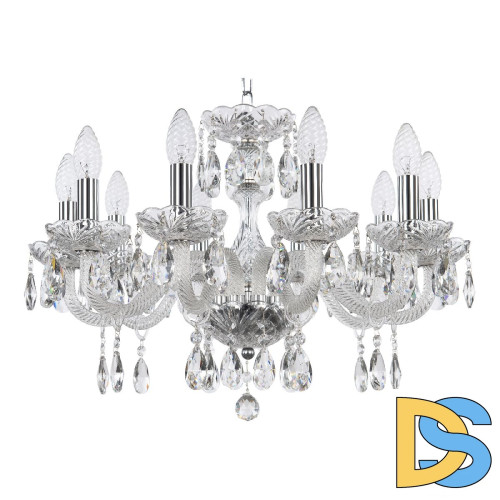Подвесная люстра Bohemia Ivele Crystal 117/10/195 Ni