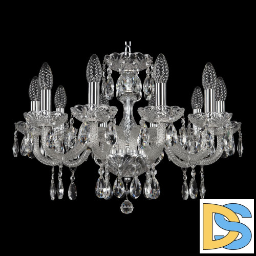 Подвесная люстра Bohemia Ivele Crystal 117/10/195 Ni