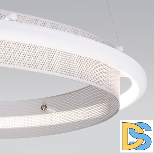 Подвесной светильник Eurosvet Imperio 90241/1 белый/ серебро Smart