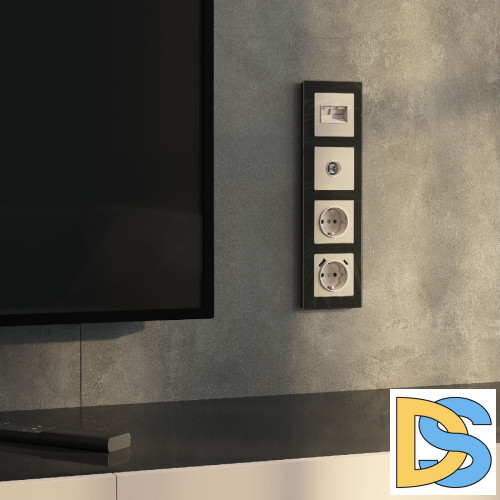 ТВ-розетка оконечная Werkel 4690389197130 W1183043 a064065