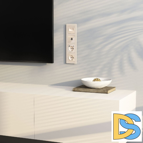 ТВ-розетка оконечная Werkel 4690389197130 W1183043 a064065