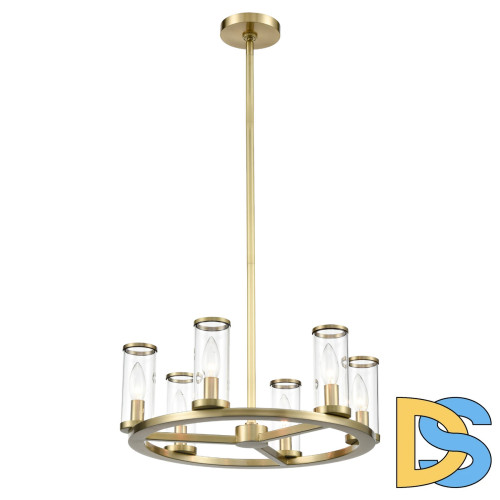 Люстра на штанге Delight Collection MD2061-6A br.brass