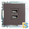 Розетка USB 2-местная Stekker Катрин GLS10-7115-04 49027
