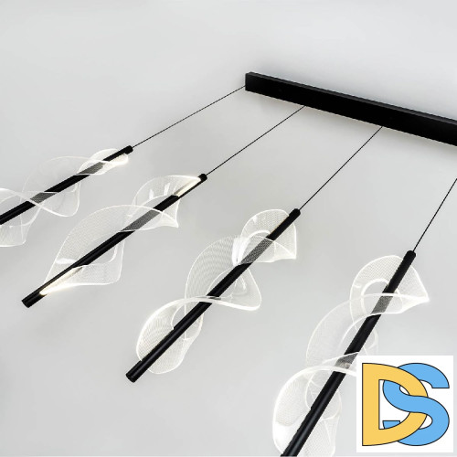 Подвесной светильник Modestyle MS.3028.4 BK