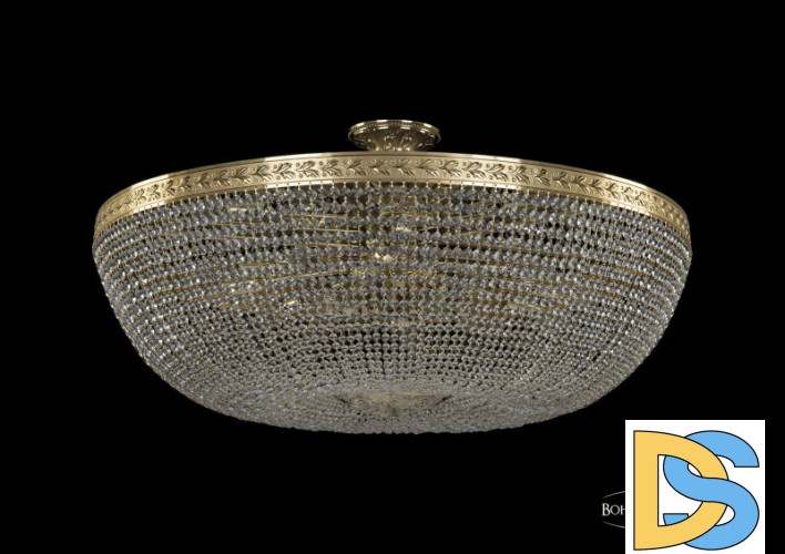 Люстра на штанге Bohemia Ivele Crystal 19051/90IV G