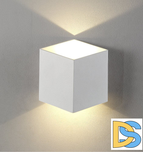 Уличный настенный светодиодный светильник Crystal Lux CLT 227W WH-GO