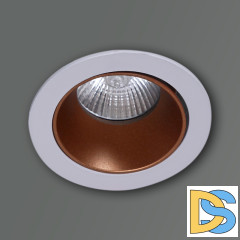 Точечный светильник Reluce 16085-9.0-001PT MR16 WT+ROSE GD