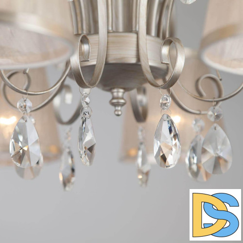 Потолочная люстра Eurosvet Liona 60065/8 серебро