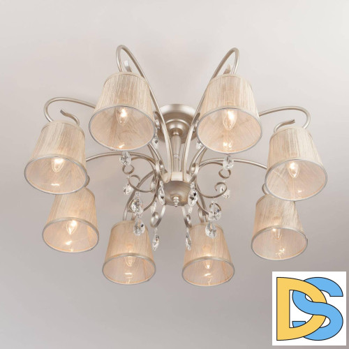 Потолочная люстра Eurosvet Liona 60065/8 серебро