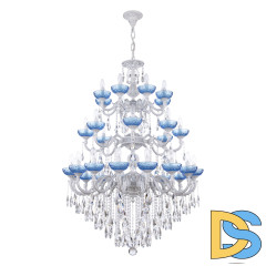 Подвесная люстра Bohemia Ivele Crystal AL78101/16+8+8/300/3d B WMN P Aquamarine/M-1F
