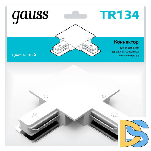 Коннектор L-образный Gauss TR134