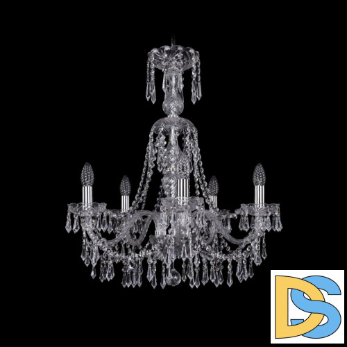 Подвесная люстра Bohemia Ivele Crystal 1403/5/195/XL-65 Ni