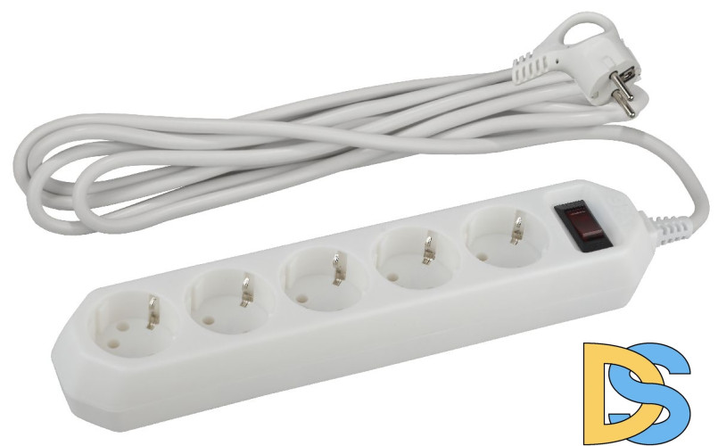 Сетевой фильтр Эра USF-5es-1.5m-W Б0019031