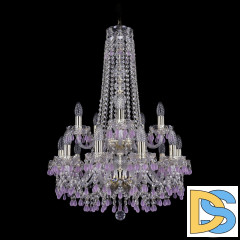 Подвесная люстра Bohemia Ivele Crystal 1410/10+5/195/h-82/2d G V7010