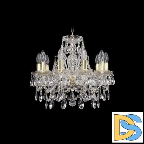 Подвесная люстра Bohemia Ivele Crystal 1411/10/141 G