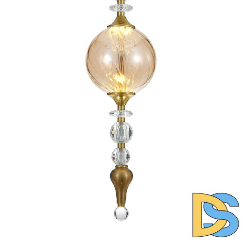 Подвесной светильник Indigo Sorpresa 11056/1P Amber V000190L