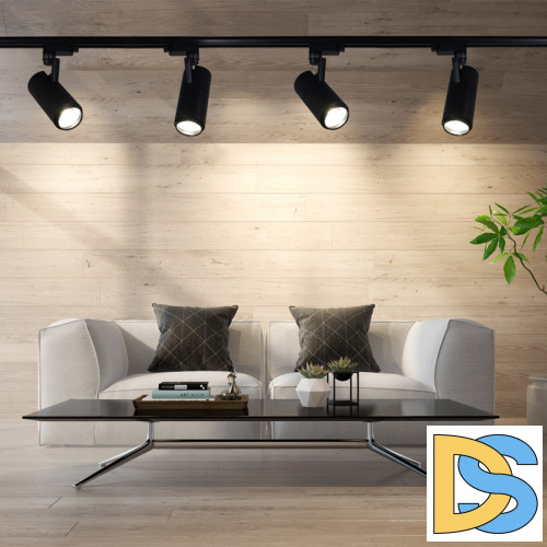 Трековый однофазный светильник Reluce 06720-9.3-001QY LED20W BK