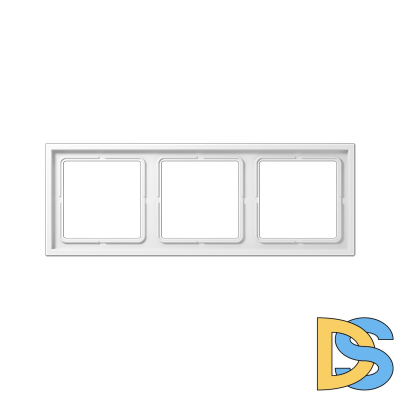 Рамка трехместная Jung LSZ983BFWW
