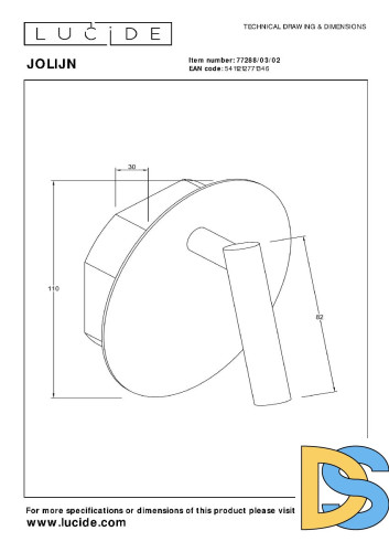 Спот Lucide Jolijn 77288/03/02