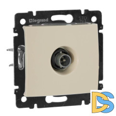 Розетка TV проходная Legrand Valena слоновая кость 774331