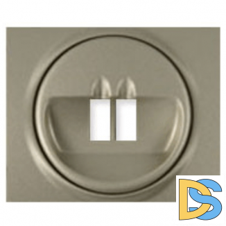 Лицевая панель для аудиорозетки Legrand Galea Life - титан