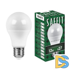 Лампа светодиодная Saffit SBA6012 шар E27 12W 2700K 55007