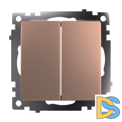 Переключатель одноклавишный Stekker GLS10-7107-02 Катрин 49169