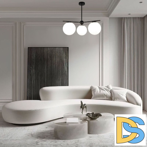 Люстра на штанге Eurosvet Marbella 60147/3 черный a063854