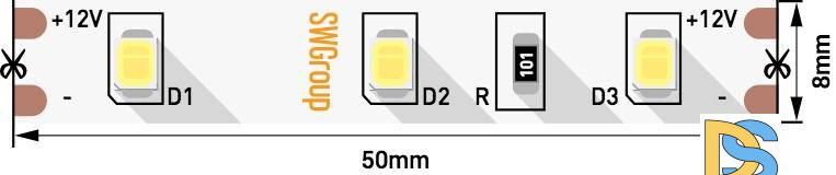 Светодиодная лента SWG SWG260-12-6.3-NW-M 009459