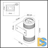 Уличный настенный светильник Odeon Light Nature Stima 6648/12WL3