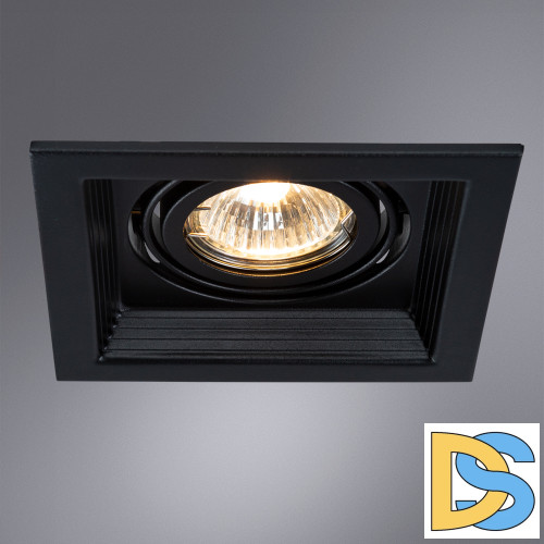 Встраиваемый светильник Arte Lamp Canis A6661PL-1BK