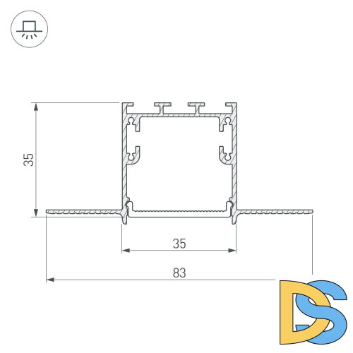 Соединитель профиля Arlight 030095