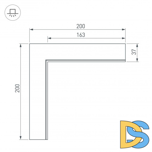 Соединитель профиля Arlight 030095