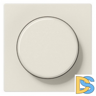 Светорегулятор поворотно-нажимной Jung ECO Profi 1000 Вт, проходной Слоновая кость