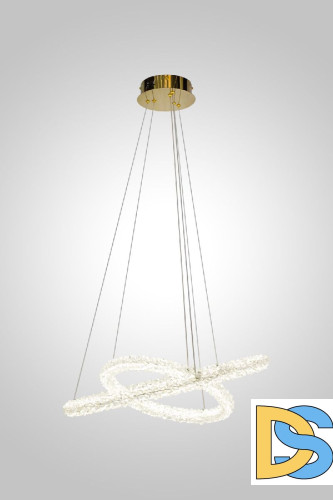 Подвесная люстра AM Group OVALE GD D600+400